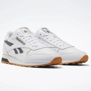 Reebok Classic Leather White Pure Grey Gum W 5 1/2